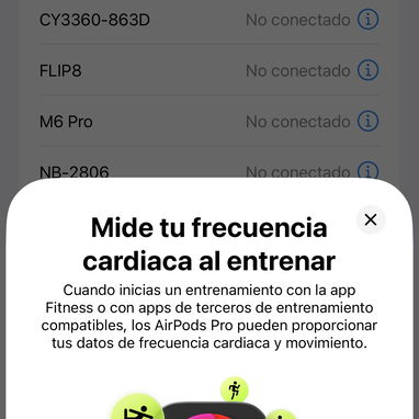 AirPods Pro 3 / Garantía por apple vigente hasta el 17/10/26 - 4/5
