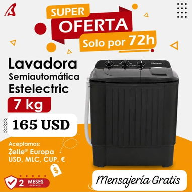 Lavadora semiautomática 7kg - Img 123017878