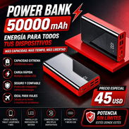 Batería Externa Portátil, Cargador de Teléfono Móvil USB, Con Pantalla de Energía LED/Linterna, - Img 56748446