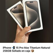 Iphone 15 Pro Max de 256gb titanium Sellado en caja - Img 45190741