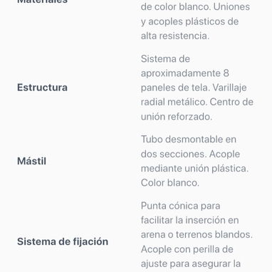 Oferta. 2 en 1. Sombrilla playera + 2 Sillas plegables - 4/4