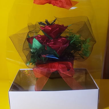 FLORES ETERNAS DE SATIN. ROSAS. RAMOS - 8/10
