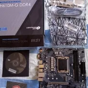 ✅GANGA✅ BOARD MSI PRO H610M-G DDR4 ✅ NUEVA EN CAJA CON DETALLE EN 65 USD - PAGO CUP/MLC AL CAMBIO - Img 50817804