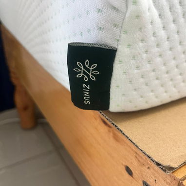 Cama personal de madera con colchón de espuma - Img 119952389