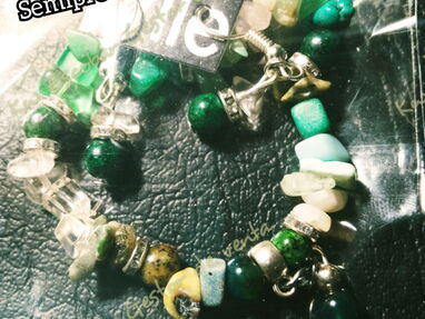 Aretes pulseras conjuntos con piedras semipreciosas.cuarzos.perlas de cultivo auténticas - Img 64504329