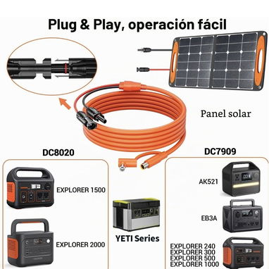 Cable Adaptador Solar a DC7909 / DC8020 9.1 Metros - 4/4