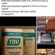 De todos tipo de materiales para su construcción pv 58438717  Cabilla 1/2 12m 12500 3/8 6500 9m Cemento tbv 50 kg 20000 - Img 57292467