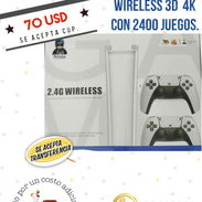 Consola wireless 3D 4K con 2400 juegos - Img 55519256