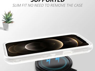 Forro semitransparente negro triple de alta protección para iPhone 14 Pro Max!! - Img 60840036