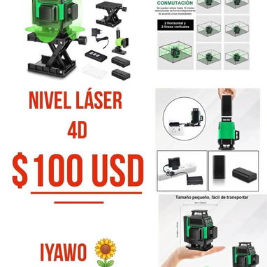 Nivel LΓ‘ser 4 tipos y precios ππ - Img 117961771