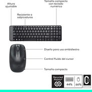 Combo de Teclado/Mouse Logitech MK220 inalámbrico. Nuevos en caja. - Img 56550119