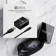 Cargador V8 de 12w - 3500 mn ( Espiga + Cable ) Marca 1Hora - Img 58421671