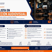 Oferta de empleo:Especialista en producción audiovisual - Img 56209476