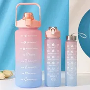 POMOS PARA GYM / POMO MOTIVACIONAL / HASTA 2 LITROS DE AGUA / SET DE POMOS MOTIVACIONALES PARA GYM - Img 50145032