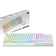 🎮 Teclado MSI Vigor GK30 Combo White 🎮 Full🔹RGB🔹6 lighting areas🔹7 lighting effects🔹Water Repellent 📦0km - Img 55312422