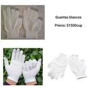 Guantes blancos tactiles para Moto y bicicleta - Img 49932861