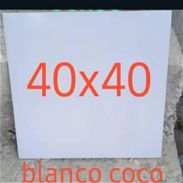 Losas blanco coco de 40x40 - Img 45665422