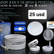 ventilador 2 en 1 de mesa y pedestal. yoalili 💯 - Img 55010914