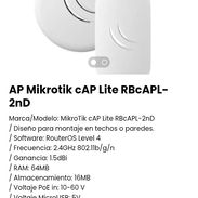 AP Mikrotik cAP Lite RBcAPL-2nD. Nuevo - Img 52010492