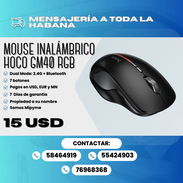 🔥 MOUSE INALÁMBRICO HOCO GM40 RGB 🔥 - Img 57280508