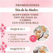 Ofertas de limpiezas faciales y Depilación por el día de las madres - Img 45646534
