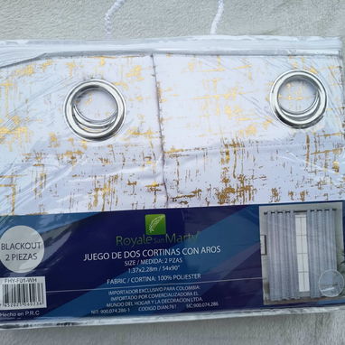Juego de 2 Cortinas Estampadas Blackout (CV) - 4/5