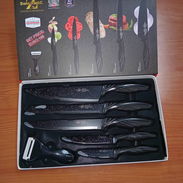 Set de Cuchillos de Cocina Negros - Img 54971612