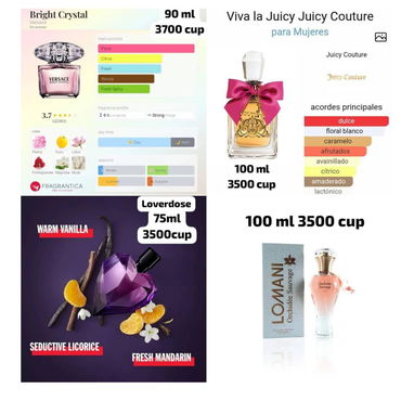 Perfumes disponibles por cantidad: 2600 cup - Img 99026743