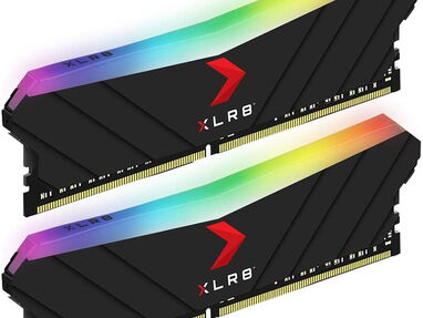 ✅✅70$ Memorias Ram RGB  PNY XLR8 Gaming 16GB (2x8GB) DDR4 DRAM 3200MHz Nuevas selladas - Img main-image-40650350