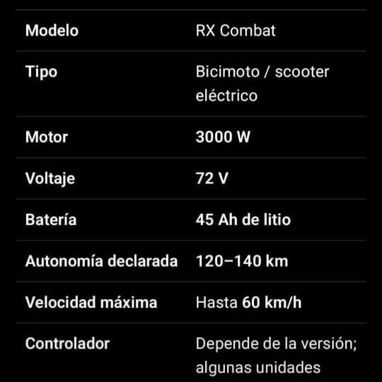 Bici moto Marca X COMBAT - 2/2