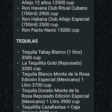 Licores, cremas, rones, whisky y más para Bares, restaurante y cafeterias. WhatsApp 56226068 - Img 123136382