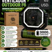 🔥VENTILADOR RECARGABLE F6 – 30,000 mAh ⚡️ OFERTA EN 65 USD 🔥   🔋 Más de 75 horas de autonomía 💡 Luces LED integradas - Img 57424076