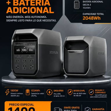 Estaciones de Energía Ecoflow - 2/7