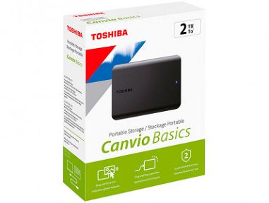 New,Sellado en Caja, 0Km, Toshiba Canvio Basics 2022 2.5" 2TB USB 3.2 - Img main-image