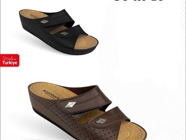 Sandalias turcas ajustables d la línea KONFORT para personas mayores o pies delicados - Img 66482814