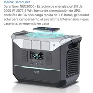 Estación de energía de 2000w pico 3000w y 2073wh marca (daranEner) en 1150 usd - Img 56016398