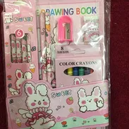Estuche Escolar con Crayola y 8 Lápices Rosado(TC,) - Img 56835884