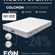 🛏️ COLCHÓN CAMERO 🔴 ENVASADO AL VACÍO ✅ EÓN 💲190 USD - Img 51811711