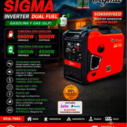 Planta eléctrica SIGMA silenciosa gas y gasolina 6500w - Img 56433261