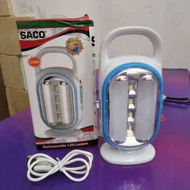 LAMPARAS RECARGABLES MARCA SACO CON PANEL SOLAR DURAN DE 6 A 8 HORAS. NUEVAS - 2/2