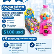 Maquinas Expendedora de Juguete relleno con chicles - Img 57499095