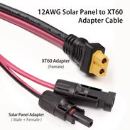 🔻🔻CABLE SOLAR XT60 - MC4. 12AWG 1 METRO. 15USD - Img 57700917