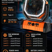 Ventilador recargable fx13 - Img 56909155