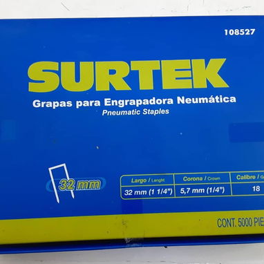 Grapadora Neumatica Surteck 1/4" - 4/5