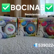 Bocinas Bluetooth para Ducha - ¡Resistentes al Agua, con Radio FM y LED! 🚿🎶 - Img 54512785