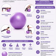 BALÓN DE YOGA INFLABLE CON SUPERFICIE ANTIDESLIZANTE NUEVOS!!!! - Img 54883813