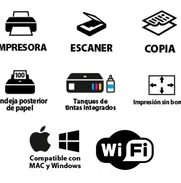 NUEVA Impresora Todoen Uno Canon Pixma G3170 con tanques de tinta - Img main-image-50019436