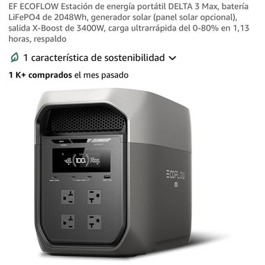 Estaciones eléctricas ecoflow  disponibles - 2/4