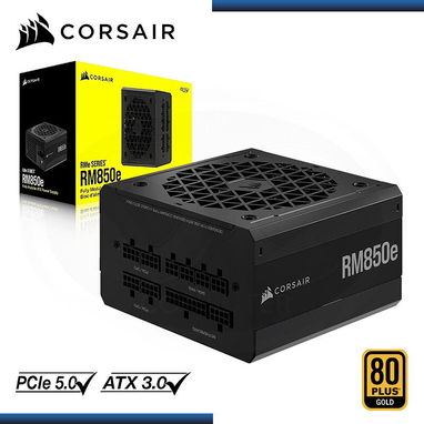 CAÑÓN!!_FUENTE CORSAIR RM850e 80 PLUS ORO|850W-70Amp|MODULAR|PFC ACTIVO|6 SATAS|SELLADA!!-0KM_53849890_ - Img 112212110