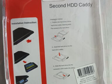 Adaptador de SSD/HDD para laptops con lectores de CD/DVD | 10USD o 3000MN - Img main-image